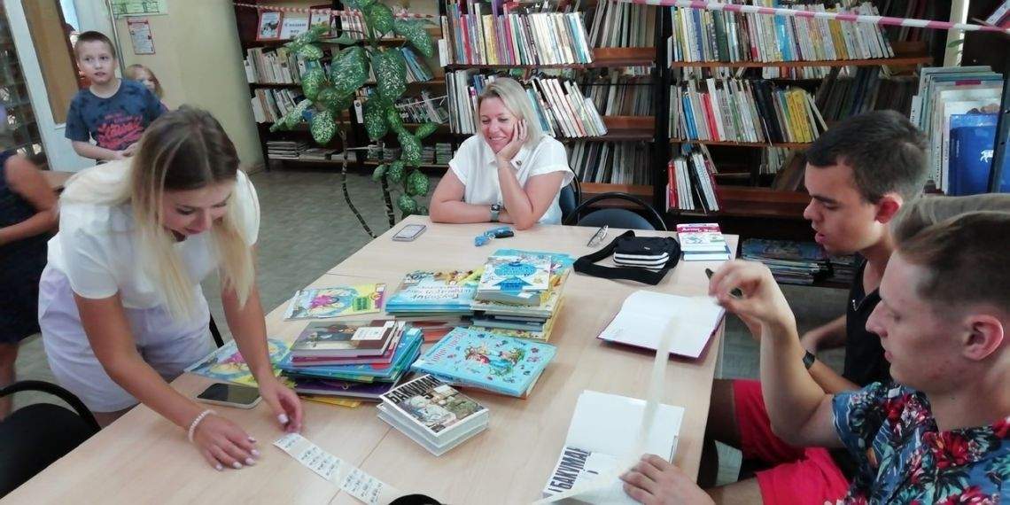 Продолжается обработка новых книг Пушкинки Продолжается обработка новых книг Пушкинки